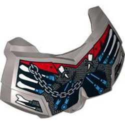 Super Chest Decorated Number 13 2015 Silver Metallic