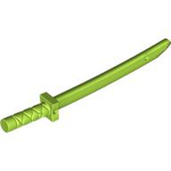 Ninja Sword Bright Yellowish Green
