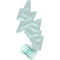 Wing 5x7 with Cross Hole Number 1 Transparent Light Blue