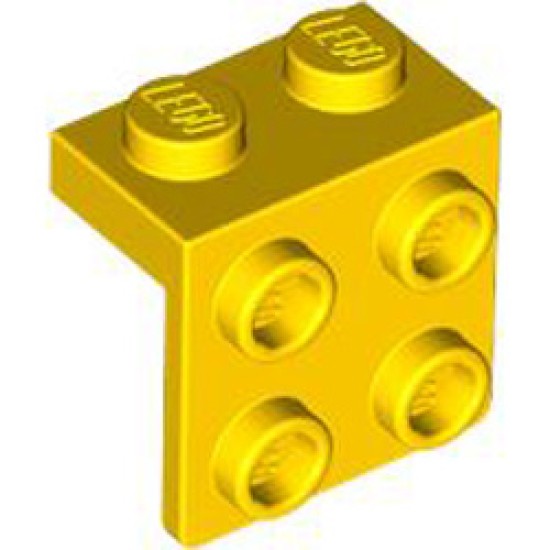 Angle Plate 1x2 / 2x2 Bright Yellow