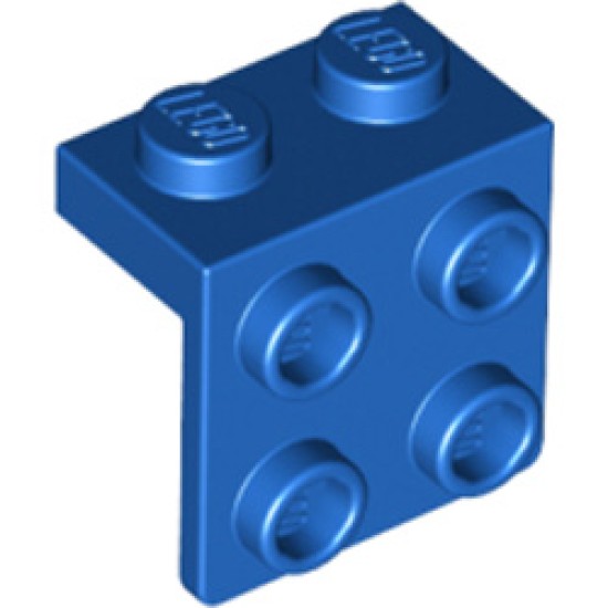 Angle Plate 1x2 / 2x2 Bright Blue