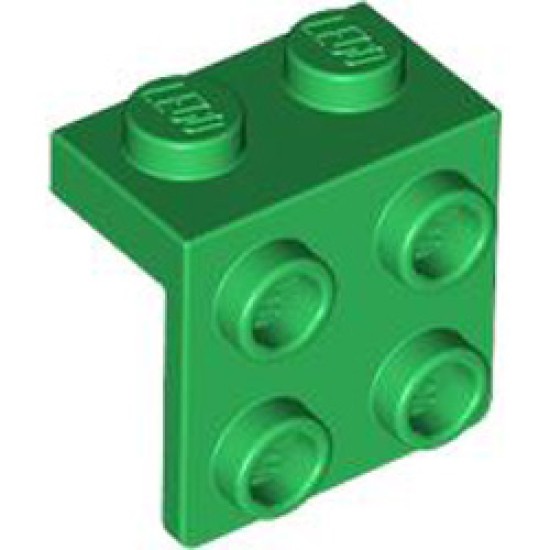 Angle Plate 1x2 / 2x2 Dark Green