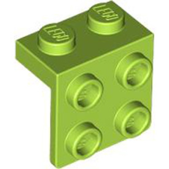 Angle Plate 1x2 / 2x2 Bright Yellowish Green