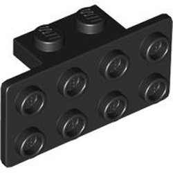 Angle Plate 1x2 / 2x4 Black