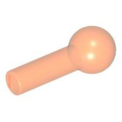 3.2 Shaft with 5.9 Ball Transparent Fluorescent Reddish Orange