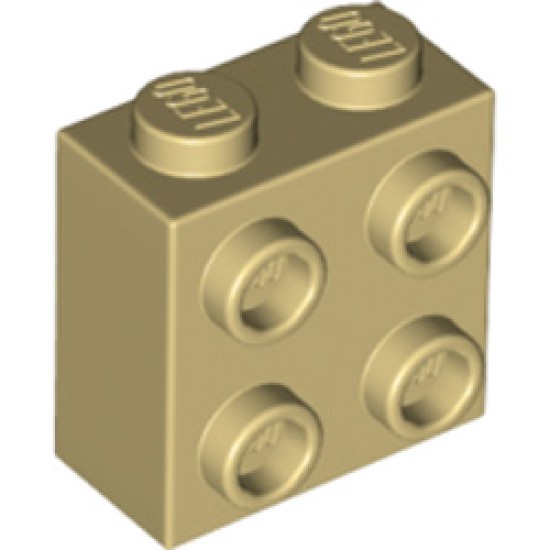 Brick 1x2x1 2/3 with 4 Knobs Brick Yellow