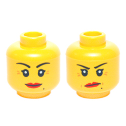 Mini Head Number 1761 Bright Yellow