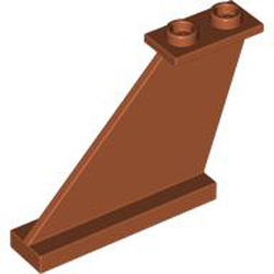 Rudder 1x4x3 Dark Orange