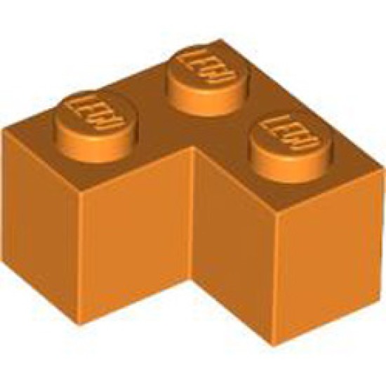 Brick Corner 1x2x2 Bright Orange