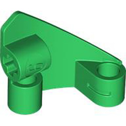 Left Panel Curved 3x3x2 Number 1 Dark Green