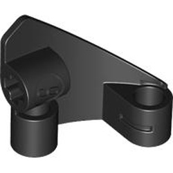 Left Panel Curved 3x3x2 Number 1 Black