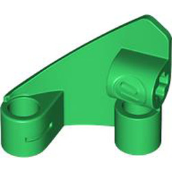 Right Panel Curved 3x3x2 Number 1 Dark Green