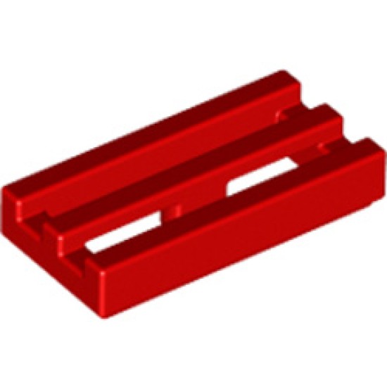 Radiator Grille 1x2 Bright Red