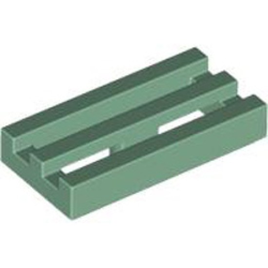 Radiator Grille 1x2 Sand Green