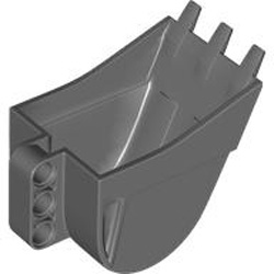 Shovel 4x5x7 with 4.85 Hole Dark Stone Grey