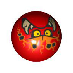 Voodoo Ball Number 1003 Bright Red