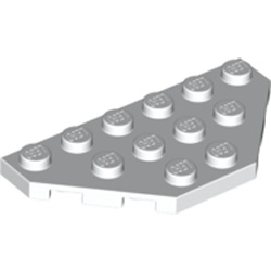 Corner Plate 3x6 White