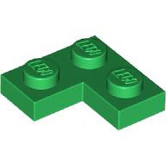 Corner Plate 1x2x2 Dark Green