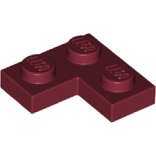 Corner Plate 1x2x2 Dark Red