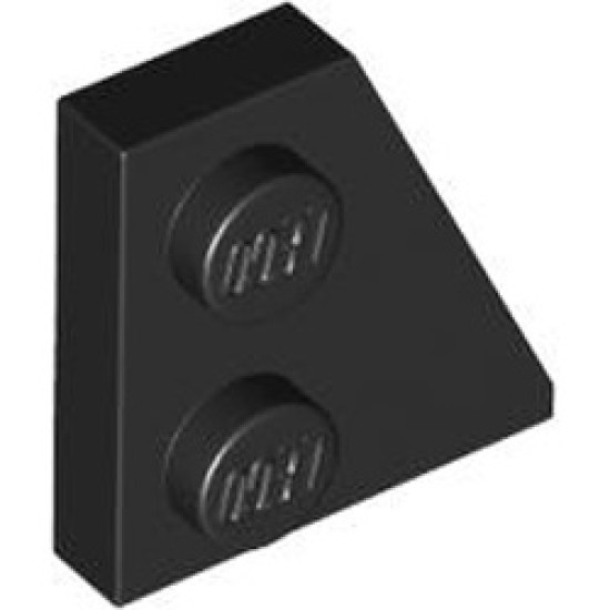 Right Plate 2x2 27 Degree Black