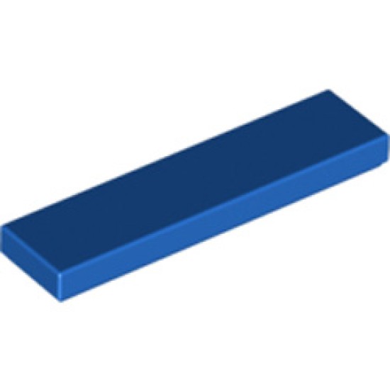 Flat Tile 1x4 Bright Blue