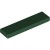 Flat Tile 1x4 Earth Green