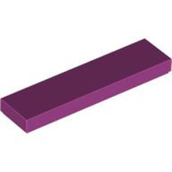 Flat Tile 1x4 Bright Reddish Violet