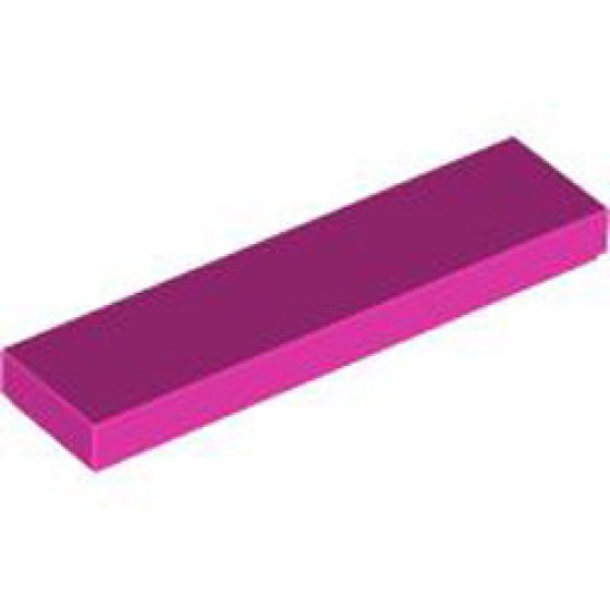 Flat Tile 1x4 Bright Purple