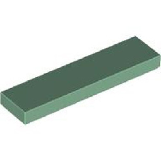 Flat Tile 1x4 Sand Green