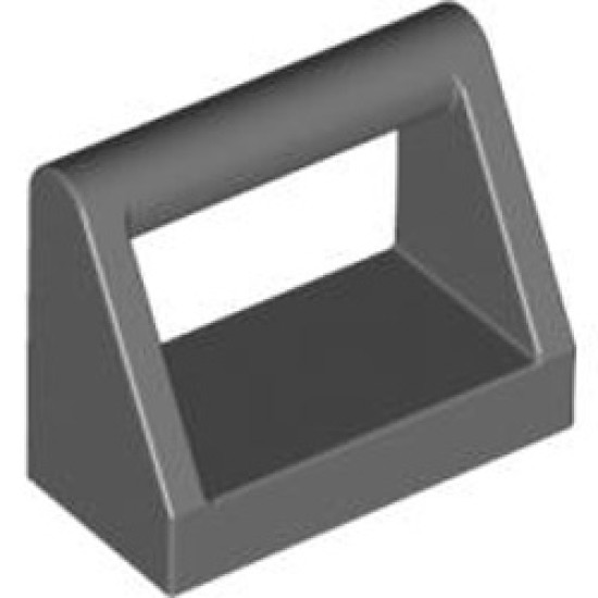 Clamp 1x2 Dark Stone Grey