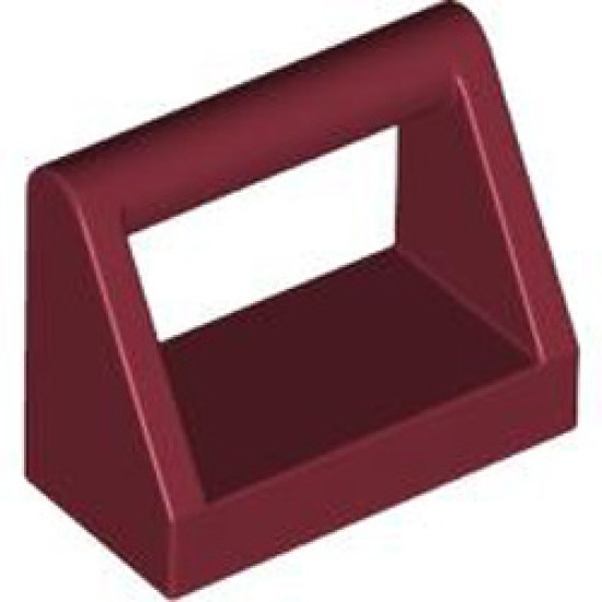 Clamp 1x2 Dark Red