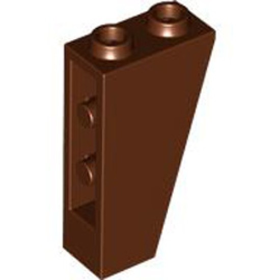 Roof Tile 1x2x3/74 Degree Inverted Reddish Brown