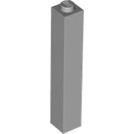 Brick 1x1x5 Medium Stone Grey