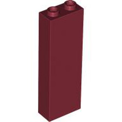 Brick 1x2x5 Dark Red