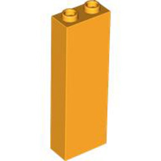 Brick 1x2x5 Flame Yellowish Orange