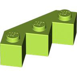 Facet Brick 3x3x1 Bright Yellowish Green