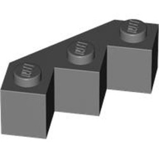 Facet Brick 3x3x1 Dark Stone Grey