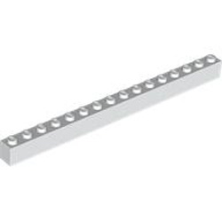Brick 1x16 White