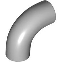 Design Shape with Tube Crosshole Medium Stone Grey