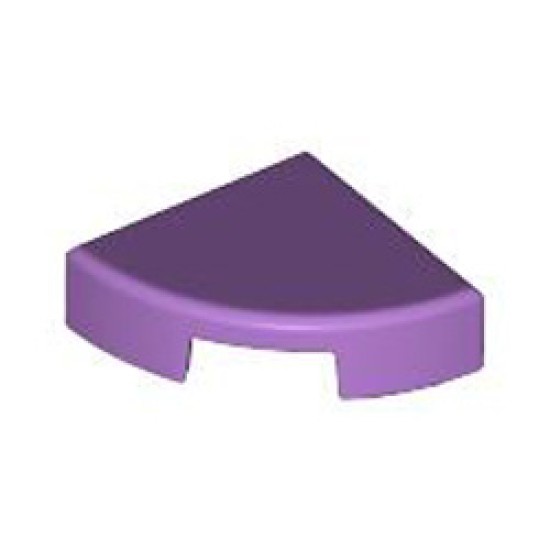 1/4 Circle Tile 1x1 Medium Lavender