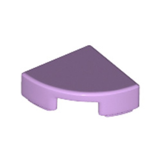 1/4 Circle Tile 1x1 Lavender