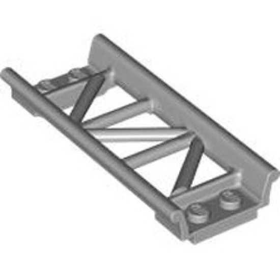 Rail 2x8 with 3.2 Shaft Medium Stone Grey