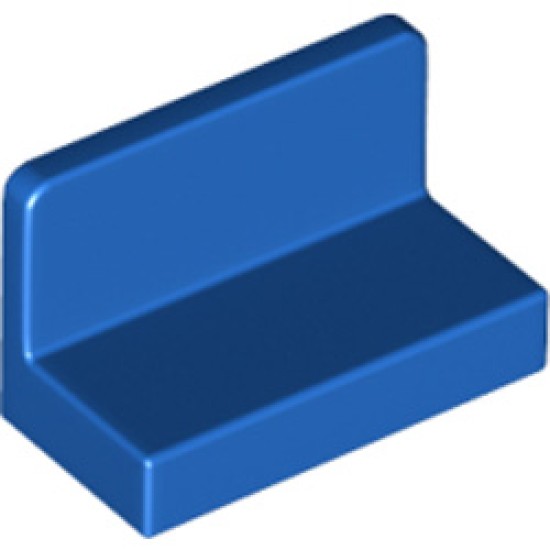 Wall Element 1x2x1 Bright Blue