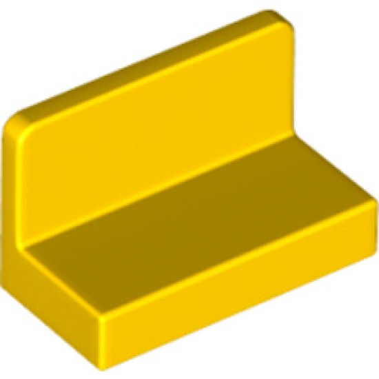 Wall Element 1x2x1 Bright Yellow