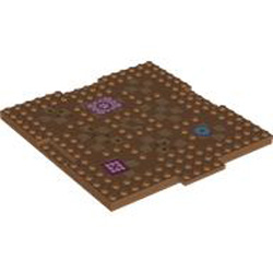 Plate 16x16x6.4 Number 4 Medium Nougat