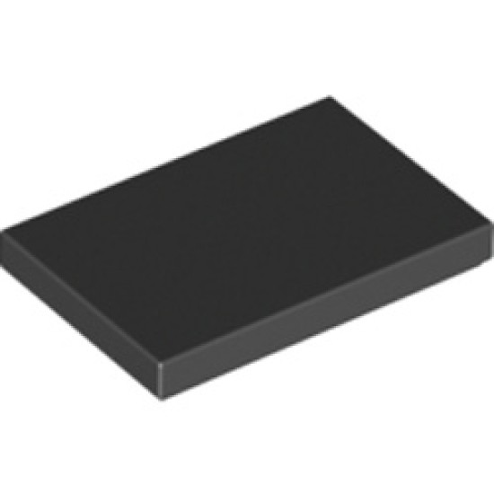 Flat Tile 2x3 Black