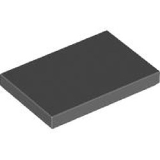 Flat Tile 2x3 Dark Stone Grey