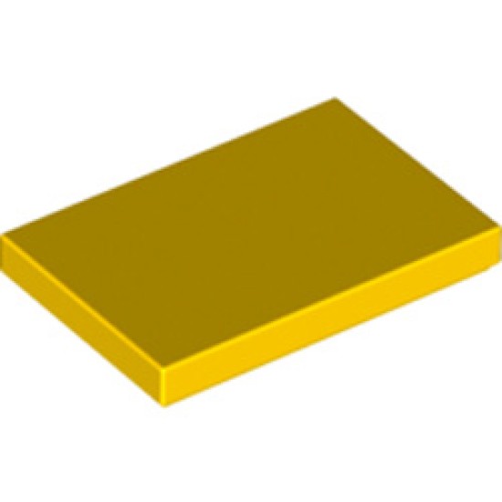 Flat Tile 2x3 Bright Yellow