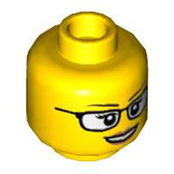 Mini Head Number 1965 Bright Yellow