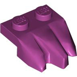 Design Plate 2x3 Rock Number 1 Bright Reddish Violet